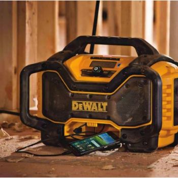 Зарядное устройство-радиоприемник DAB+FM DeWALT FlexVolt, колонки 20 Вт (DCR027) - Фото №6
