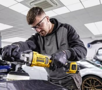 Аккумуляторная полировальная машина DeWALT 18В XR Li-Ion Каркас (DCM849N) - Фото №4