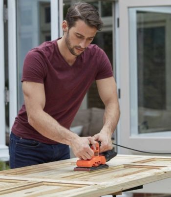 Шлифмашина вибрационная сетевая Black+Decker 150 Вт (BEW220) - Фото №3