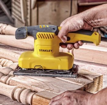 Шлифмашина вибрационная сетевая Stanley 280 Вт (SS28) - Фото №4