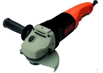 Шлифмашинка угловая сетевая Black+Decker 1,2 кВт (KG1202) - Фото №1