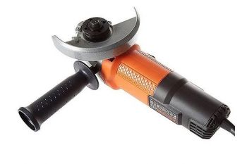 Шлифмашинка угловая сетевая Black+Decker 800 Вт (BEG120) - Фото №2