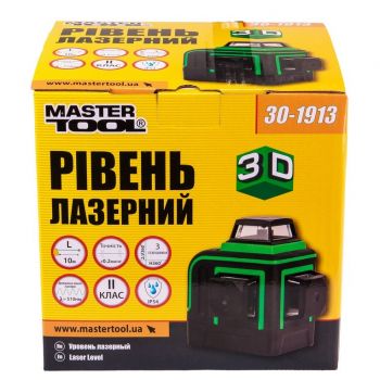 Уровень лазерный Mastertool H360+2хV360 GREEN Li-ion (30-1913) - Фото №6