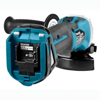 Аккумуляторная болгарка Makita  LXT 18В Каркас (DGA 506 Z) - Фото №3