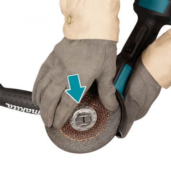 Болгарка аккумуляторная Makita 18В, 125мм (DGA519Z) - Фото №4