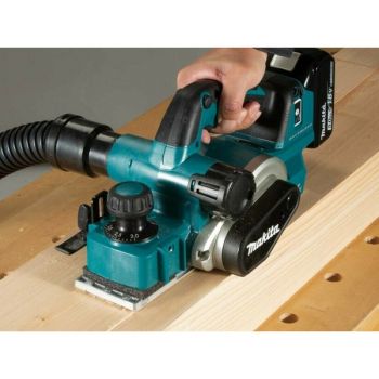 Аккумуляторный рубанок Makita Li-Ion 18В Каркас (DKP181ZU) - Фото №3