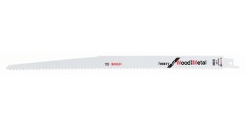 Пильное полотно по дереву с гвоздями Bosch S 1411 DF Heavy for Wood and Metal 2 шт. (2608654834) - Фото №1