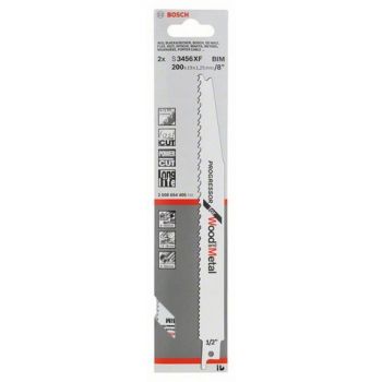 Пильное полотно по дереву с гвоздями Bosch S 3456 XF Progressor for Wood and Metal 2 шт. (2608654405) - Фото №2