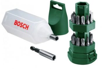 Набор бит с держателем Bosch 25 шт. (2607019503) - Фото №3