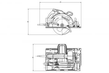 Пила дисковая Metabo KS 55 FS + FS 160 (691064000) - Фото №5