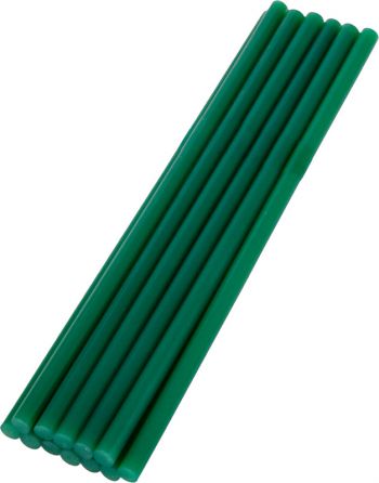 Стрижні клейові Mastertool 7,2 х200мм, 12шт, зелені (42-1157) - Фото №1