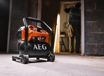 Компрессор аккумуляторный бесщеточный AEG BK18-38BL-0 Каркас (4935471201) - Фото №2