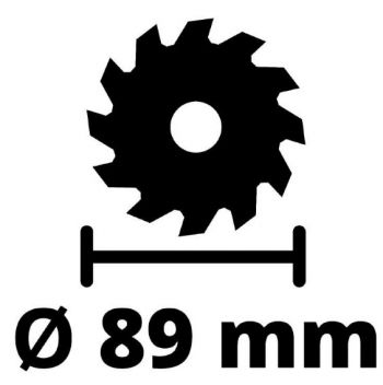 Дискова мініпила Einhell TE-CS 18/89 Li - Solo Каркас (4331100) - Фото №6