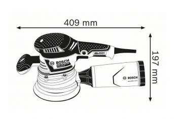 Эксцентриковая шлифмашина Bosch GEX 40-150 (060137B202) - Фото №5