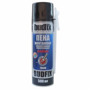 Пена монтажная многоцелевая BUDFIX 706 М (500мл) - Фото №1