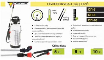 Опрыскиватель ручной Forte ОП-5 5л (40659) - Фото №2