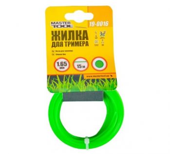 Лісочка для тримера Mastertool 1,65мм х 15м коло (19-0016) - Фото №1