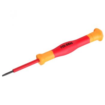 Отвертка диэлектрическая прецизионная Tolsen Premium VDE 1.5х0.23х50 мм (V31415) - Фото №1