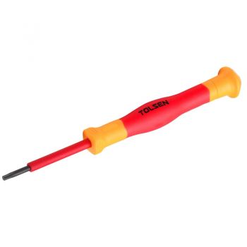 Отвертка диэлектрическая прецизионная Tolsen Premium VDE T 20х50 мм (V31820) - Фото №1