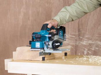 Акумуляторний безщітковий рубанок Makita LXT 18B Каркас (DKP181Z) - Фото №5