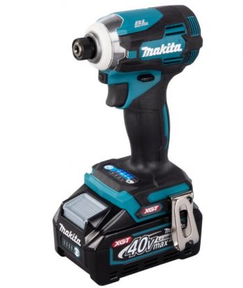 Акумуляторний ударний шуруповерт Makita XGT 40 V Max (TD001GM201) - Фото №1