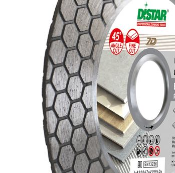 Круг алмазный отрезной Distar 1A1R Edge Dry 1A1R 125x1,6/1,2x25x22,23/M14F (11117546010) - Фото №2