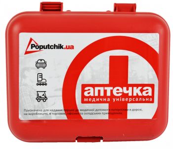 Аптечка медицинская универсальная Poputchik согласно ТУ (02-022-П) - Фото №1