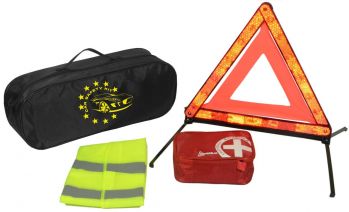 Сумка-набір автомобіліста Inauto Євростандарт чорна сумка (01-095) - Фото №1