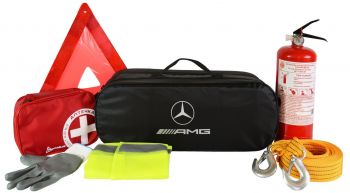 Сумка-набір автомобіліста Poputchik Mercedes-Benz AMG легковий (01-136-Л) - Фото №1