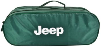 Сумка-органайзер у багажник Poputchik Jeep зелена (03-050-2Д) - Фото №1