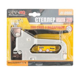 Степлер пружинный Mastertool для скобы 4-14мм, 11.3х0.7мм (41-0906) - Фото №3