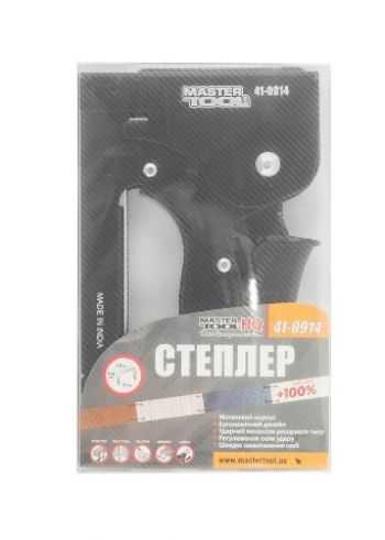 Степлер рессорный Mastertool для скобы 4-14мм, 11.3х0.7мм (41-0914) - Фото №4