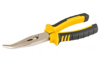 Щипцы гнутые Mastertool 200 мм С55 HRC 45~50 (23-3200) - Фото №1