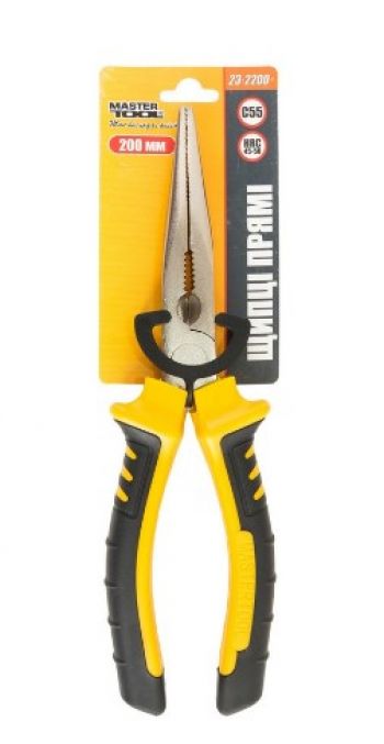 Щипцы прямые Mastertool 200 мм С55 HRC 45~50 (23-2200) - Фото №2