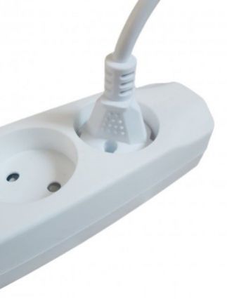 Удлинитель бытовой Electraline 1.5 м, 2х0.75 мм, 3 розетки (62000) - Фото №2