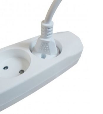 Удлинитель бытовой Electraline 1.5 м, 2х0.75 мм, 5 розеток (62007) - Фото №2