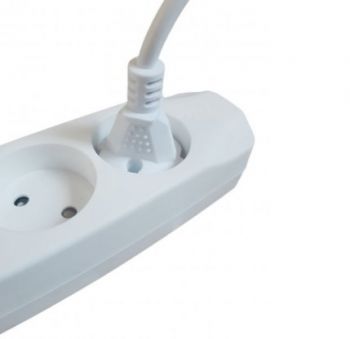 Удлинитель бытовой Electraline 3 м, 2х0.75 мм, 5 розеток (62008) - Фото №2