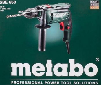 Дриль ударний Metabo SBE 650 Вт (600742000) - Фото №6