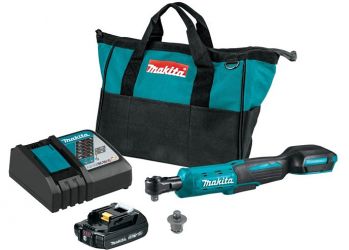Гайковерт угловой ударный аккумуляторный Makita LXT 18В 50 Нм (DWR180RA) - Фото №1