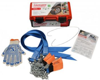 Цепь противодействия буксование для внедорожников Poputchik R15-R21 4шт. (22-010-IS) - Фото №2