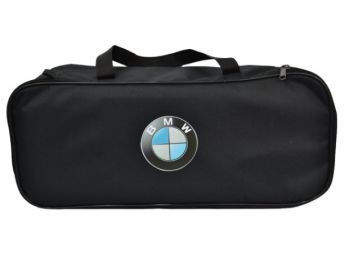 Сумка-органайзер в багажник Poputchik BMW черный (03-131-1Д) - Фото №1