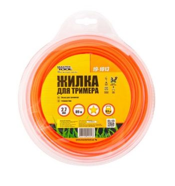 Лісочка для тримера Mastertool Зірка 2.7 мм, 89 м (19-1013) - Фото №1