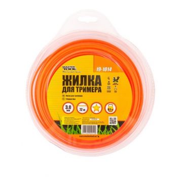 Лісочка для тримера Mastertool Зірка 3.0 мм, 72 м (19-1014) - Фото №1