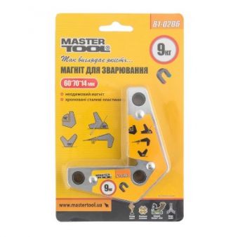 Магнит угловой для сварки Mastertool 9 кг, неодимовый магнит (81-0206) - Фото №2