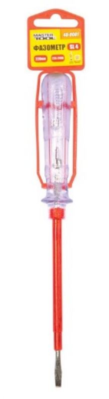 Фазометр Mastertool 220-240В SL4х220мм (40-0001) - Фото №2