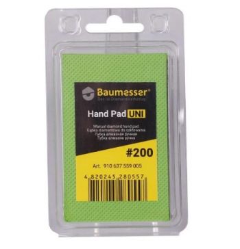 Губка шлифовальная алмазная Baumesser Hand Pad Uni 200 (910637559005) - Фото №4