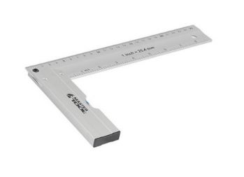 Угольник строительный Mastertool 250 мм AL-AL капсула 0.5 мм/1 м (30-4250) - Фото №1