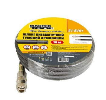 Шланг армированный резиновый Mastertool 8х15мм, 10м (81-8461) - Фото №2