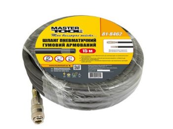 Шланг армированный резиновый Mastertool 8х15мм, 15м (81-8462) - Фото №2