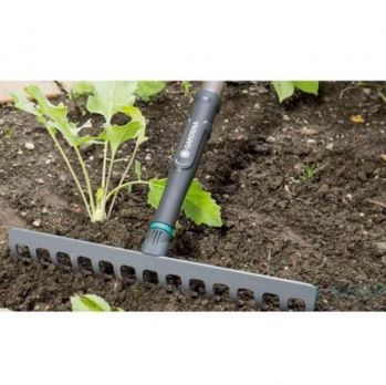 Граблі сталеві Gardena NatureLine 36 см з ручкою (17106-20.000.00) - Фото №3